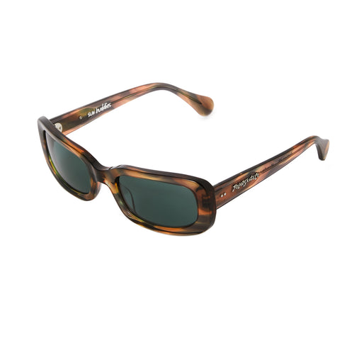Polar Skate Co x Sun Buddies Junior Jr. Sunglasses Peach Green Degli Uberti
